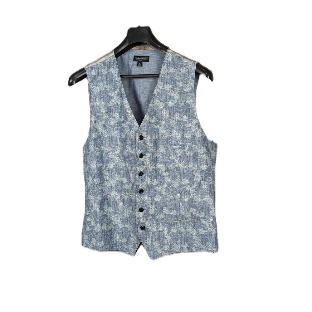 True Measure of a Man Men's Vest Large Light Blue